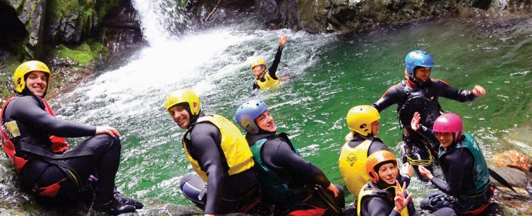 Queenstown Stag party canyoning